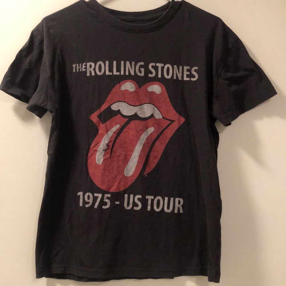 Black Rolling Stones t shirt